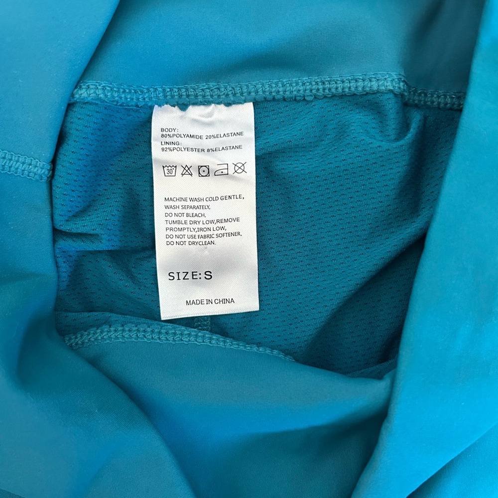Teal Athletic Skort with built in Shorts - Picture 5 of 5